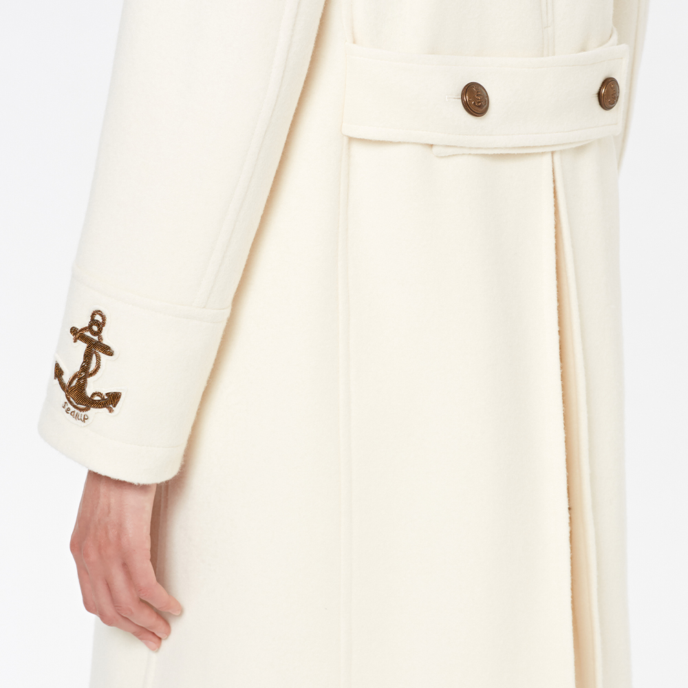 cappotto donna bianco